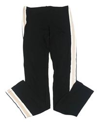 Černé legíny s puhem H&M