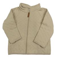 Béžová prešívaná prepínaci mikina H&M