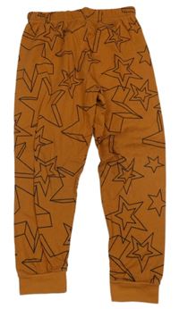 Rezavé pyžamové kalhoty s hvězdami George