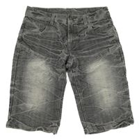 Šedé riflové kraťasy Y.F.K.