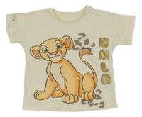 Smetanové tričko s Nalou - Lví král Disney