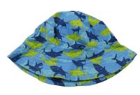 Modrý klobúk so žralokmi Dunnes