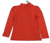 Nové - Červené triko se stojáčkem Dunnes