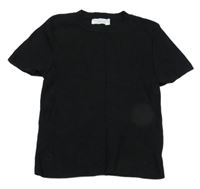 Čierne pletené crop tričko Primark