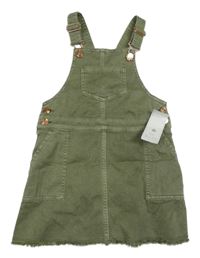 Nové - khaki rifľové šaty F&F