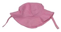Ružový bavlnený klobúk F&F