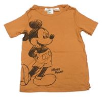 Medové tričko s Mickeym zn. H&M