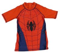Červeno-tmavomodré UV tričko so Spider-manem Marvel
