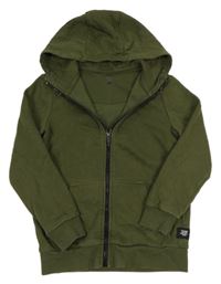 Khaki prepínaci mikina s kapucňou F&F