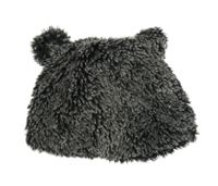 Hnědá kožešinová čepice s oušky Next 