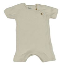 Bílý pletený kraťasový overal F&F