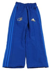 Kobaltově modré funkční rugbyové kalhoty Adidas