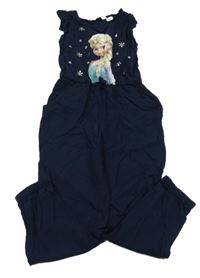 Tmavomodrý kalhotový overal s Elsou H&M