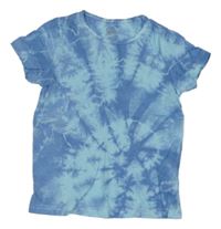 Modro-tyrkysové batikované tričko Kiki&Koko