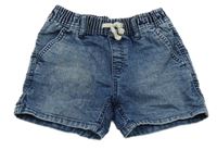 Modré riflové kraťasy L&D