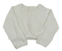 Biele svetrové bolerko George
