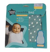 Nové - Zelenošedý zateplený spací pytel so vzorom Tomme Tippee