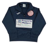 Tmavomodrá futbalová mikina s logom Joma