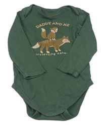 Khaki body s liškami zn. C&A