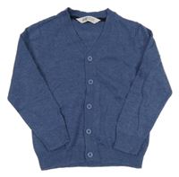 Modrý melírovaný prepínaci sveter H&M