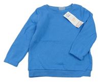 Nové - modrá mikina so cute