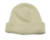 Smotanová rebrovaná vlnená čapica