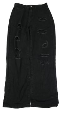 Černé rifle s prošoupáním SHEIN