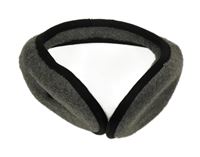 Šedo-černé melírované fleecové klapky na uši Adidas