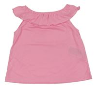 Ružový top s volánikom Kiki&Koko