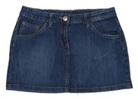 Tmavomodrá rifľová sukňa alive