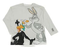 Bílé triko s LOONEY TUNES Next