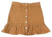 Hnedá menšestrová prepínaci sukňa Matalan