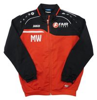 Červeno-čierna prepínaci športová mikina s logom JAKO