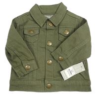 Khaki riflová bunda Primark
