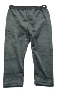 Tmavosivé plyšové legíny Mayoral