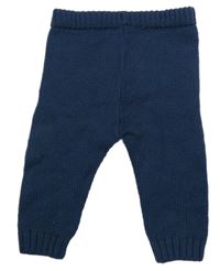 Tmavomodré pletené tepláky Disney