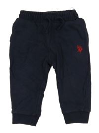 Tmavomodré tepláky s logom U.S. Polo Assn.