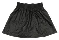 Černá koženková sukně H&M