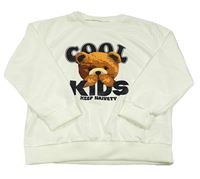 Smotanová mikina s medvěďom