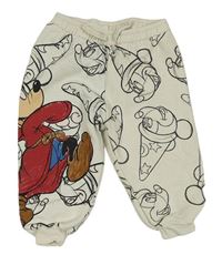 Béžové capri tepláky s Mickeym Zara