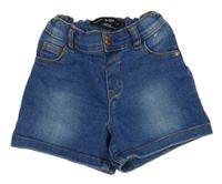 Modré teplákové rifľové kraťasy Denim Co.