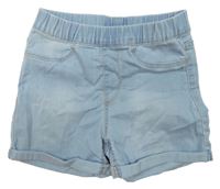 Svetlomodré rifľové elastické kraťasy H&M