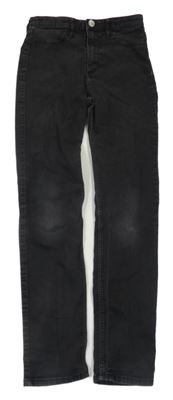 Čierne skinny fit rifle H&M