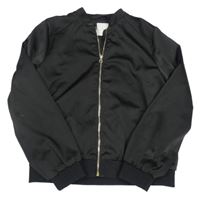 Černý šusťákový podzimní bomber Next
