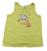 Zelenožlutý top s nanukem H&M
