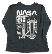 Černé triko - Nasa