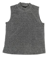 Strieborný trblietavý top Primark