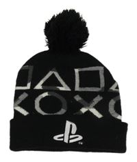 Čierna vzorovaná čapica s PlayStatiton a brmbolcom Primark