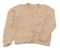 Marhuľový chlpatý prepínaci sveter