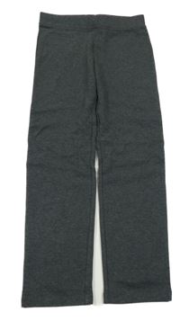 Tmavošedé melírované teplákové kalhoty dunnes